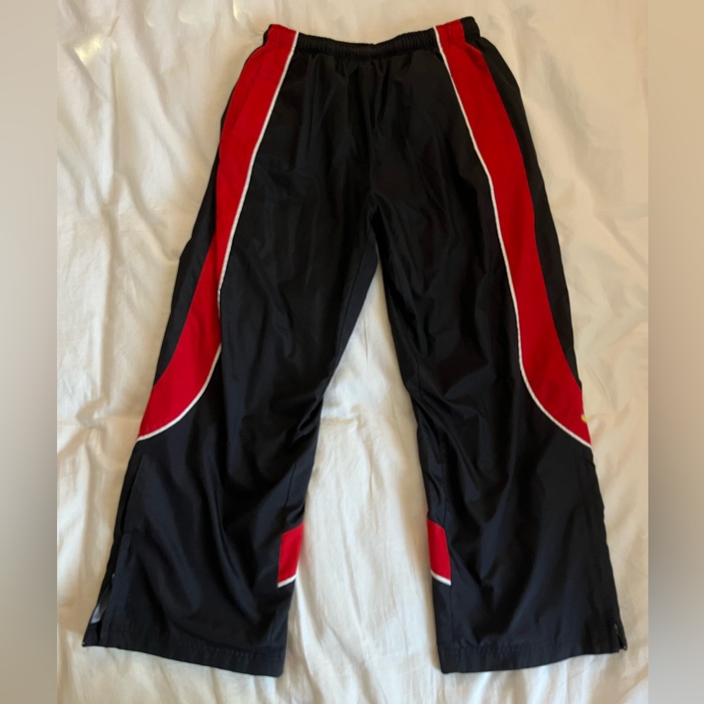 REEBOK black & red track pants - Picture 3 of 4